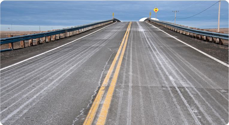 Application of Chemical De-Icer