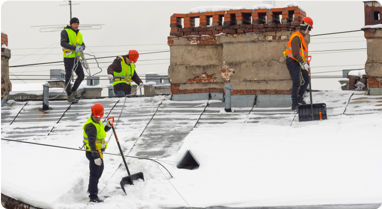 Rooftop Snow Removal