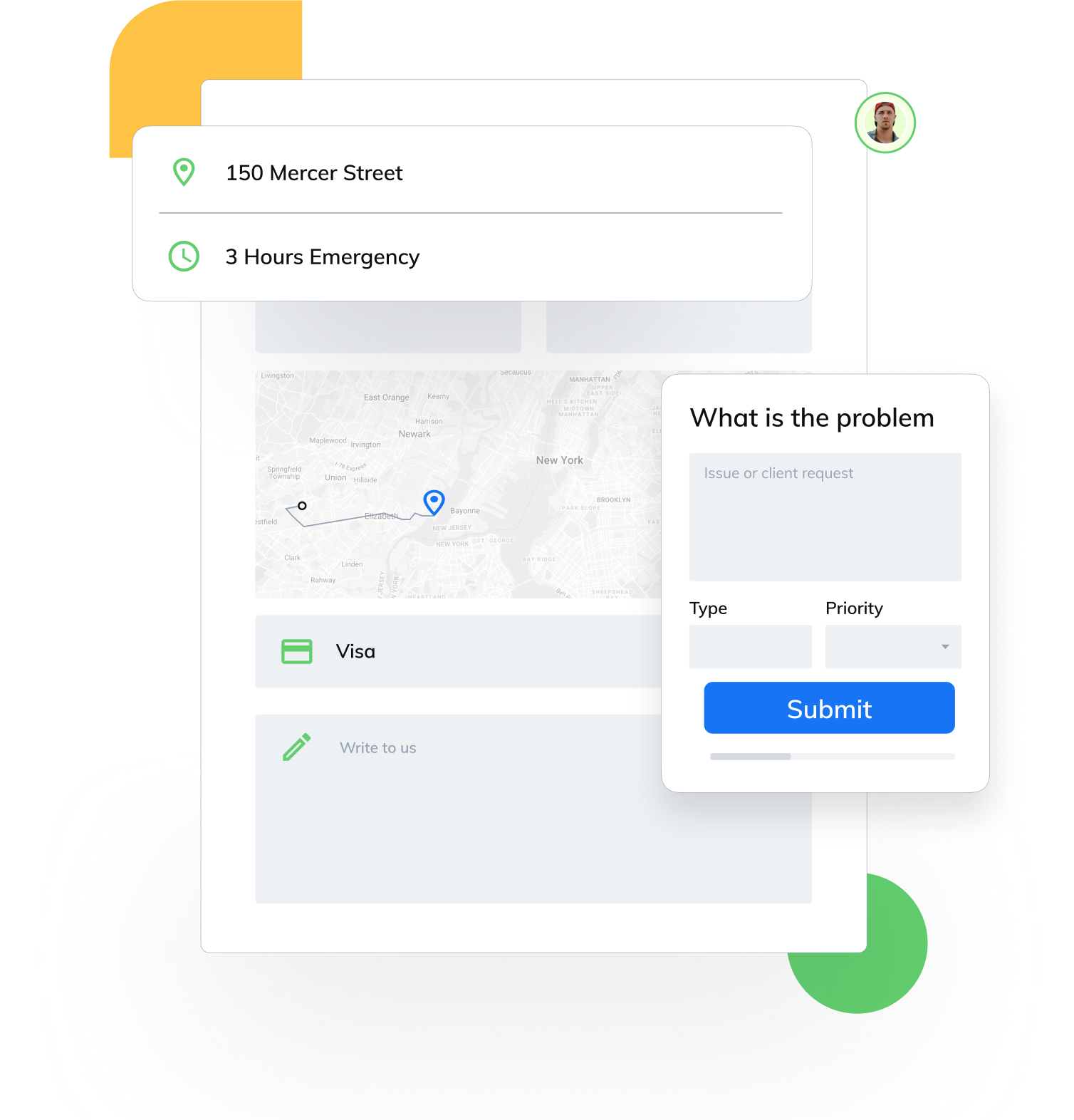 Submit and track service requests