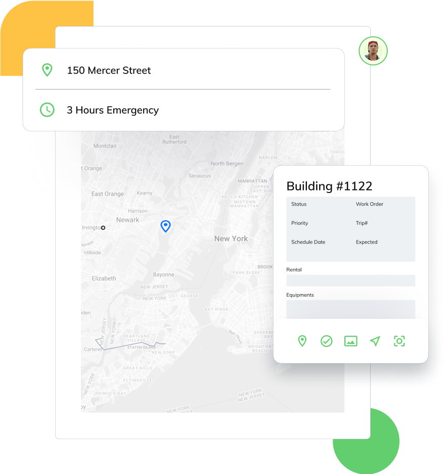 Verify employee and vendor job check ins